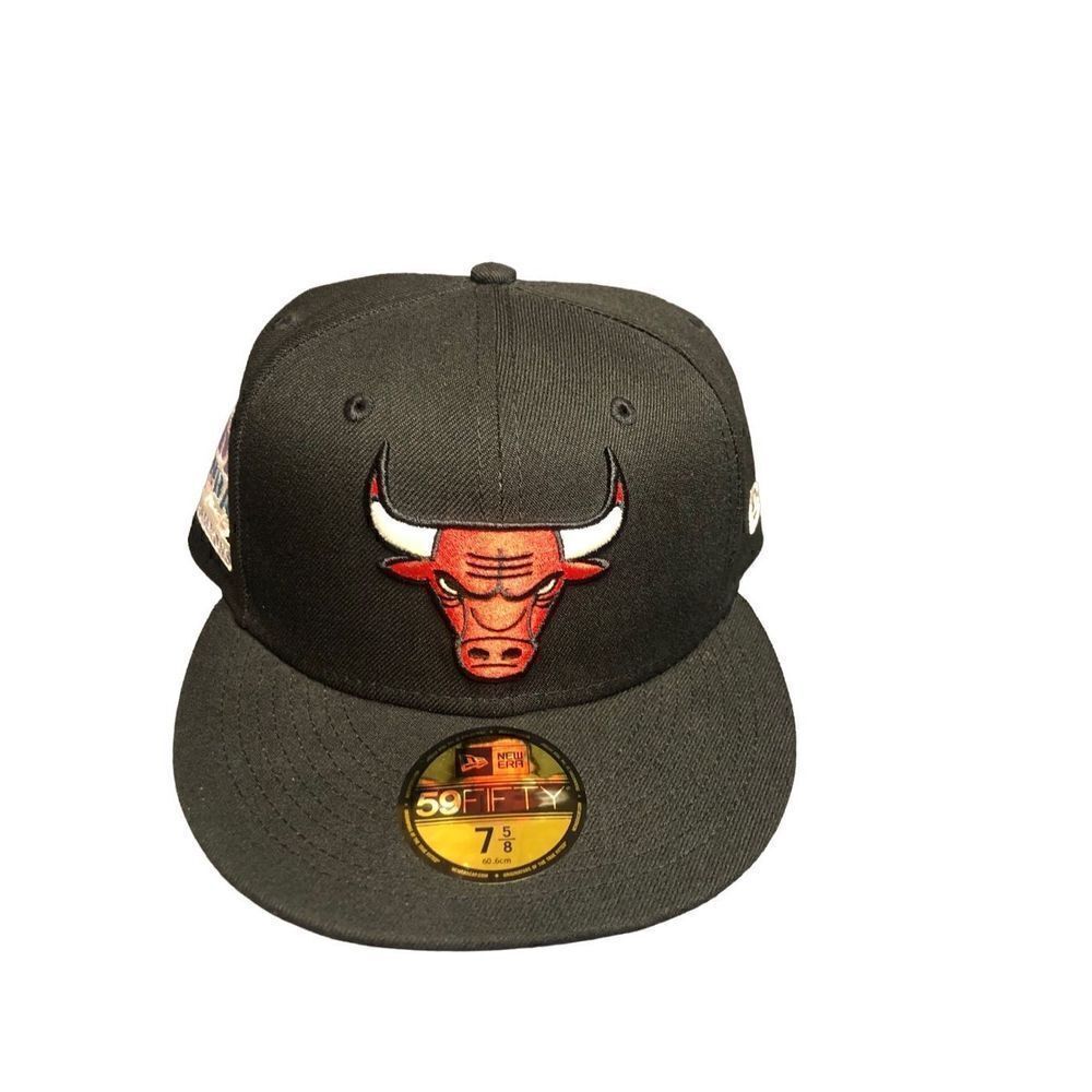 New Era Chicago Bulls 59FIFTY Fitted Hat Cap Size 7 5/8